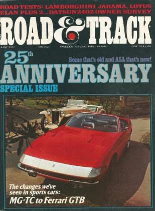 ROAD & TRACK 1972 JUNE - PANTERA, LOTUS PLUS 2S 130